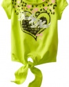 Baby Phat - Kids Baby-Girls Infant Front Print Tee, Acid Lim, 24