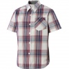 Volcom Boys 2-7 Ex Factor Plaid Short Sleeve Little Youth Shirt, Dust Red, Large