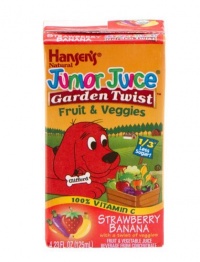 Hansen Beverage Company Junior Juice Garden Twist, Strawberry Banana, 4.23-Ounce (Pack of 44)