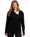 Calvin Klein Performance Women's Plus Size Asymmetric Spliced Jacket