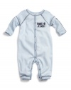 GUESS Kids Boys Coveralls with Hat, STRIPE (3/6M)