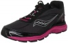 Saucony Kid's Kinvara B Running Shoe (Toddler/Little Kid/Big Kid),Black/Silver/Pink,12 M US Little Kid