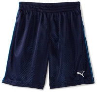 PUMA Boy's 2-7 Two-Tone Shorts, Blue, 4T