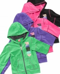 Brighten up her day with one of these fashionably sporty hoodies from Puma.