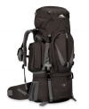 Life comes and goes, but you're always prepared with an adventurer's pack that puts comfort right where it belongs-on you! A molded back panel, waist belt, shoulder harness and adjustable sternum strap utilize mesh Airflow™ channels and high-density foam padding to stabilize and lighten the load. The spacious main compartment holds 75 liters of essentials with an easy-access gusseted drawstring closure and adjustable top lid. 5-year warranty.