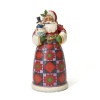 Jim Shore Heartwood Creek from Enesco Santa Snowman Figurine 9 IN