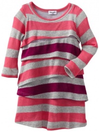 Splendid Littles Baby-girls Newborn Platinum Stripe Dress, Pink/Purple, 3-6 Months