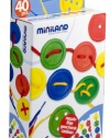 Miniland Lacing Buttons (Set of 40 and 4 Laces and Activity Cards)