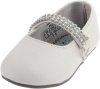 Stuart Weitzman Layette Baby Sugar Ballet Flat (Infant/Toddler),White,7 M US Toddler