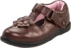 Stride Rite SRT Tenley T-Strap Flat (Toddler),Brown,5 M US Toddler