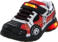 Stride Rite Vroomz Fire Truck Lighted Sneaker (Toddler/Little Kid),Red/Silver,10.5 W US Little Kid