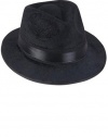 Black Pimp Gangsta Blues Brothers Costume Fedora Hat