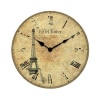 Infinity Instruments Eiffel Tower Wall Clock