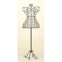 Tall 60 VINTAGE STYLE IRON METAL DRESS FORM Mannequin