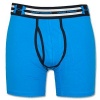 Under Armour Charged Cotton 6 Boxer Briefs - Light Blue/Yellow