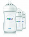 Philips AVENT 9 Ounce BPA Free Natural Polypropylene Bottles,3-Pack