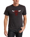 NBA Chicago Bulls Tri-Blend T-Shirt Black