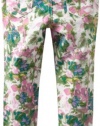 7 For All Mankind Girls 2-6X The Skinny, Kauai Floral, 6