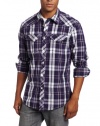 ecko unltd. Men's Long Sleeve Add Snap Woven Shirt