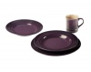 Le Creuset Stoneware 16-Piece Dinnerware Set, Cassis