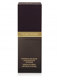 This luxurious and deeply penetrating oil-based serum contains the most concentrated form of the Tom Ford Infusing Complex. It is skin treatment at its most precious. The Concentrate Extreme nourishes skin at the deepest level and effectively revives skin's healthy look, tone and radiance, making it the integral component to creating flawless skin.