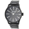 NIXON Men's A356-001 Stainless Steel Analog Black Dial Watch