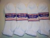 12 PAIR DIABETIC SOCKS,1/4 LENGTH,SIZE 10-13 MENS ,WHITE,PHYSICIANS CHOICE