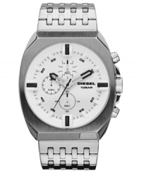 Make decisions in record time with this confidence-building chronograph watch from Diesel.