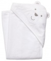 Carter's White Bear Hooded Towel WHITE