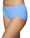 Bali Comfort Revolution Seamless Lace Brief, 10-Blissful Blue