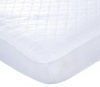 Carter's Keep Me Dry Fitted Quilted 4-Ply Crib Pad, White