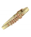 High hopes. BCBGeneration's affirmation bracelet, crafted from gold-tone and rose gold-tone mixed metal, delivers a powerful message in one word, and makes a strong fashion statement, too. Approximate length: 8 inches.