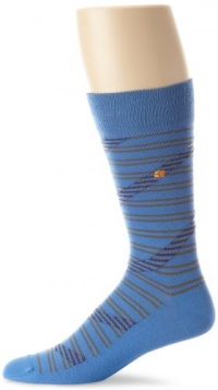 HUGO BOSS Men's Diagonal Stripe Crew Sock