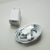 USB Wall Adapter Charger with USB to Dock Connector cable compatible with ALL iPhone 3 3G 3GS 4 4S