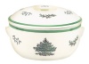 Spode Christmas Tree Round Covered Deep Dish Casserole