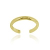 18K Gold over Sterling Silver Polished Toe Ring