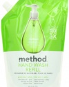 Method Gel Hand Wash Refill Pouch Green Tea & Aloe, 34-ounce Pouch (Pack of 6)