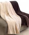 Charter Club Faux Fur Throw Blanket 50 X 70, Ivory