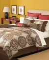 Martha Stewart Brick Lane 9 piece Queen Comforter Bed In A Bag Set