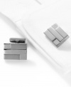 Elevate your everyday boardroom look or your weekend wedding style with these cufflinks from Kenneth Cole New York.