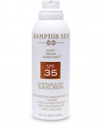 Our dermatologist tested and hypo-allergenic formula provides a broad spectrum of UVA/UVB protection. It includes Polycrylene, a new technology released by the FDA designed to improve sunscreen performance by being more water resistant and enhancing UVA protection.The luxurious continuous mist applicator is dispensed from any angle covering all exposed areas. This unique formulation is infused with Vitamins A, C, E, Aloe Vera, and moisturizing agents to replenish the skin.