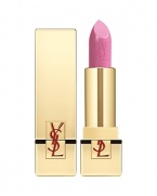 Dress your lips in Yves Saint Laurent. Introducing NEW Rouge Pur Couture SPF 15, a new generation of emblematic colors, red, fuchsia and orange, in a collection of 18 vivacious lipsticks. This luminous satin texture is presented in a modern golden case, designed by YSL Couture Creative Director Stefano Pilati, for the ultimate in luxury and style. SPF 15 protects the lips while hydrospheres and natural extracts provide all day comfort & hydration. For women who speak YSL.