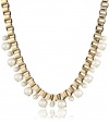 Kate Spade New York Box Chain Pearls Gold-Tone Short Necklace