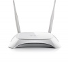 TP-LINK TL-MR3420 Wireless N300 3G/4G Router, 2.4Ghz 300Mbps, Compatible with UMTS/HSPA/EVDO USB Modem, 2x 5dBi antennas