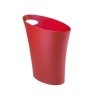 Umbra Skinny Polypropylene Waste Can, Red