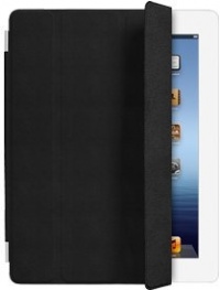 Apple iPad 2 Leather Smart Cover - Black (MC947LL/A)