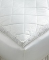 The next best thing to sleeping on the clouds. This featherbed contours to your body, cushioning pressure points that need ultra-plush support. Featuring a 100% cotton, quilted layer on top for superior comfort and gusset for extra loft. Featuring Pacific Coast® Hyperclean® feathers that keeps allergies away. The baffle channel design prevents shifting throughout the night and specially woven Barrier Weave™ fabric prevents down from sneaking out.