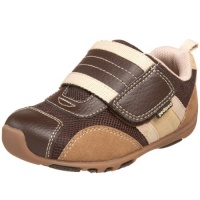 pediped Flex Adrian Sneaker (Toddler/Little Kid),Chocolate Brown/Tan,24 EU (7.5-8 M US Toddler)