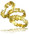 Arabella Stackable Name Ring in 14k white, yellow, or rose (pink) gold, finger sizes 4 to 9