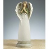 17.5 Beautiful Religious Angel Praying Glass Luminaire Lamp